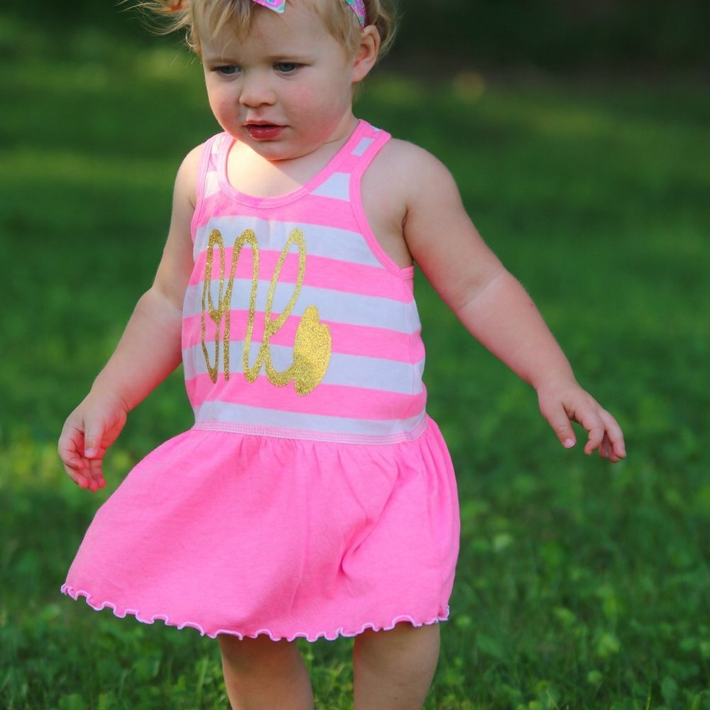 1st Birthday Spring Dress - Picture 6 of 7